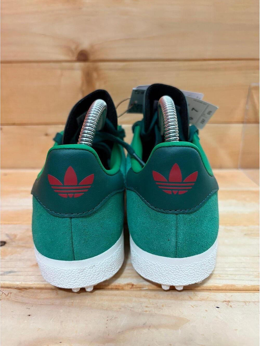 Adidas Gazelle Spikeless Golf Green Almost Yellow Shoes IH2268 Mens 6 / Womens 7 - Picture 5 of 7